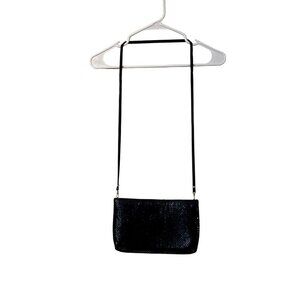 Whiting and Davis International handbag sequin style classic vintage shoulder ba